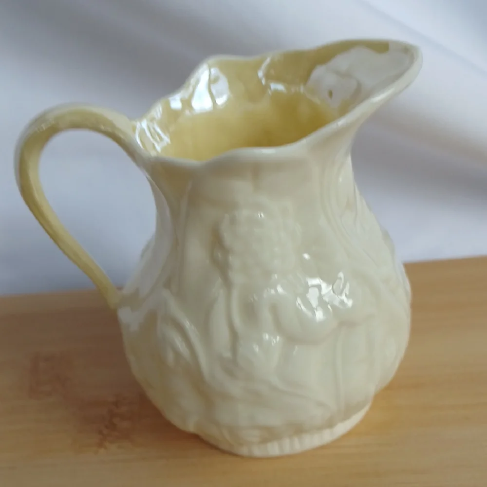 Vintage Belleek Porcelain Creamer Ireland